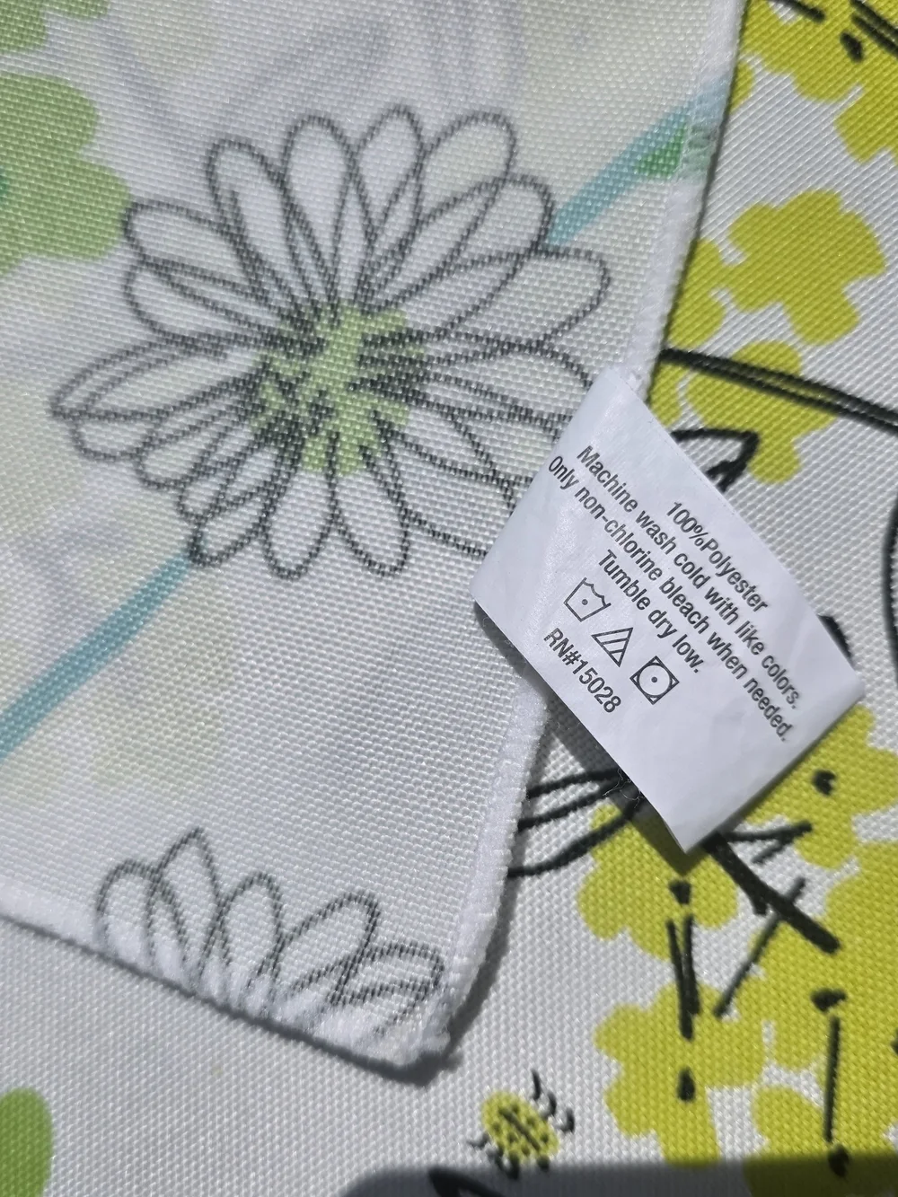 Vera Neumann Zippered Umbrella Tablecloth Large Retro Rectangular Indoor Outdoor